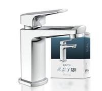 SCHÜTTE 34010 RAVEN - Miscelatore monocomando per lavabo, con scarico a saltarello, cromato