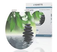 Schütte 80543 80543-Sedile copriwater in MDF, con Anima in Legno High Gloss, Motivo Oasis con abbassamento Automatico