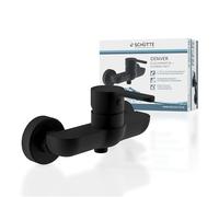 SCHÜTTE Denver Raccordo per Doccia, Ottone, Nero, 183 x 97 x 119 mm