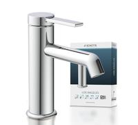 SCHÜTTE LOS ANGELES 33100, rubinetto da bagno con scarico, rubinetto da bagno, miscelatore monocomando per bagno con tappo di scarico pop-up, miscelatore per lavabo, cromato