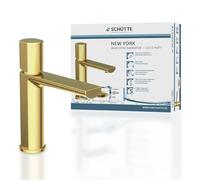 Schütte 33617 lavabo Oro Scarico, valvola Pop-up, Miscelatore monocomando, Rubinetto da Bagno, Colore