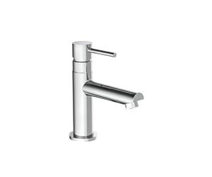 SCHÜTTE Rubinetto acqua fredda LAURANA 35911, rubinetto da bagno solo per acqua fredda, rubinetto per lavandino in bagno degli ospiti, rubinetto per lavandino piccolo, valvola a pavimento, cromato