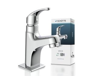 SCHÜTTE Rubinetto per acqua fredda VICO, rubinetto, rubinetto da bagno solo per acqua fredda, valvola di appoggio cromata, 37958
