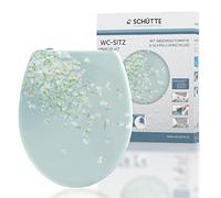 Schütte WC WIND Flower con abbassamento automatico, coperchio WC con motivo e chiusura rapida per la pulizia, coperchio WC in Duroplast (carico massimo 150 kg)