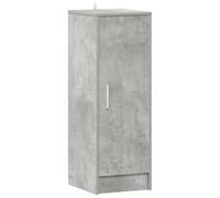 vidaXL Scarpiera Grigio Cemento 32x35x92 cm in Truciolato