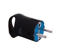 SCHUKO 4,8 mm 16 A 250 V T/TL nera. Con anello per una facile rimozione. 6566AN