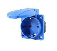 Schuko - Base da incasso industriale femmina, 3680 W 250 V (presa di base)