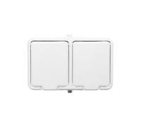 SCHUKO Presa doppia ermetica con PE 16A Cedar GWN240PC01