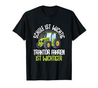 Schule ist wichtig Traktor fahren ist wichtiger Farmer Maglietta