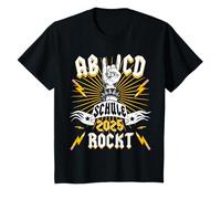 Schulkind 2025 ABC Scuola Rockt Scuola Inizio Ragazzi Maglietta