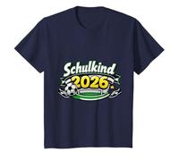Schulkind 2026 Einschulung Fußball Erste Klasse Schulanfang Maglietta