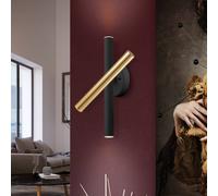 Schuller Valencia Applique LED Varas, dimming, oro/nero 373845