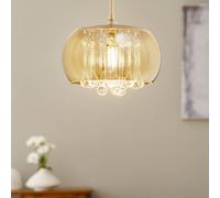 Schuller Valencia Argos Lampada LED a sospensione con gocce di cristallo Ø 22 cm 509010