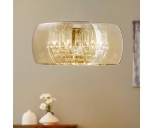 Schuller Valencia Argos Lampada LED a sospensione con gocce di cristallo Ø 50 cm Schuller Valencia