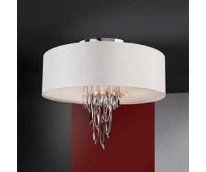 Schuller Valencia Domo - elegante lampada da soffitto in tessuto Schuller Valencia