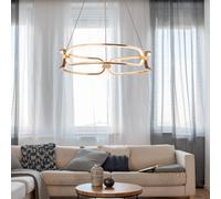 Schuller Valencia Lampada LED a sospensione Colette 3 luci, oro rosè Schuller Valencia