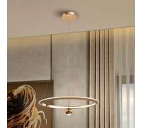 Schuller Valencia Lampada LED a sospensione Orane color oro, regolabile in altezza, Ø 60 cm Schuller Valencia