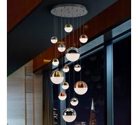 Schuller Valencia LED a sospensione Sphere multicolore 14 luci, App Schuller Valencia