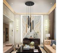 Schuller Valencia LED sospensione Varas comandi 9 luci oro/nero Schuller Valencia