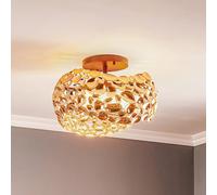 Schuller Valencia Plafoniera LED Narisa, Ø 46 cm, oro rosé 266822N