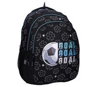 Schulrucksack Rucksack Studio V Top Scorers Calcio Goal Nero 44 cm