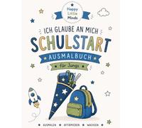 Schulstart Ausmalbuch für Jungs
