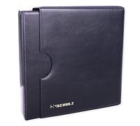 Schulz, album per collezione di monete, con custodia, con copertina per 5 sterline, per 120 monete, colore: blu