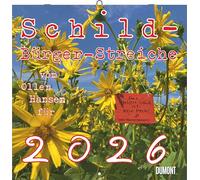 Schulz, Peter-Torsten - DUMONT - Scudo cittadino scherzi 2026 - Calendario da parete 30 x 30 cm con detti & poesie di Peter-T. Schulz, per fan e collezionisti