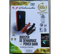 SCHUMACHER BOOSTER PORTATILE SL1327U AL LITIO AVV. EMERGENZA POWER BANK 800AH
