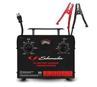 Schumacher Electric 6V/12V Time Controlled Battery Charger & Engine Starter - Precision Controlled Charger with 135-minute Timer & Overload Protection - 250 Cranking Amps & 3 Boost Modes - SC1667
