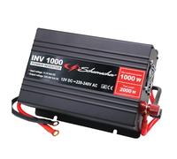 Schumacher Electric INV1000 Inverter 2000W 12V a 220V | Per Camper, Camion, Barca, Onda Modificata, Protezione Termica