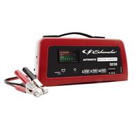 Schumacher Electric Watt150 - Caricabatteria elettromeccanico auto 12V/24V 2A/6A/12A - Amperometro, cavi e pinze - Protezione inversione, sovraccarico, cortocircuito