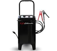 Schumacher Electric Wheeled Battery Charger and Jump Starter, SC1445, 2-in1 - Manual Timer-Controlled, 250 Cranking Amps, 6 Volt and 12 Volt for Car, SUV, Truck, and Marine Batteries