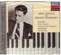 Schumann: Concerto In LA, Carnaval / Dinu Lipatti - CD