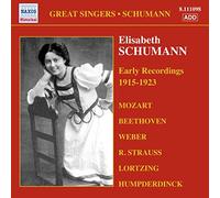 Schumann,Elisabeth Early Recordings 1915 - 1923 (CD) Album