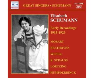 Schumann,Elisabeth Early Recordings 1915 - 1923 (CD) Album