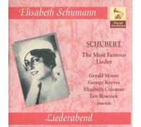 Schumann,Elisabeth - Schubert S Lieder