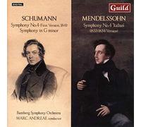 SCHUMANN & MENDELSSOHN - SYMPHONIES NO 4