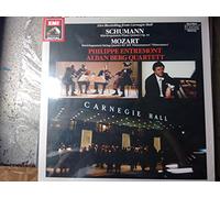 SCHUMANN Robert (Germania); MOZART Wolfgang Amadeus (Austria) - SCHUMANN, Robert: Piano Quintet in E-flat major, op.44 - MOZART, Wolfgang Amadeus: String Quartet, Kv.465 "Dissonanzen" ---Live recording from Carnegie Hall / New York, 01/03/1985 -- Emi Electrola-EMI EL 2704471-Vinyl LP-SCHUMANN Robert (Germania); MOZART Wolfgang Amadeus (Austria)-ENTREMONT Philippe (pianoforte - dir); Quartetto Alban Berg-