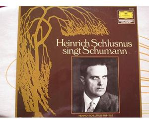 SCHUMANN Robert (Germania) - SCHUMANN, Robert: Lieder -- DEUTSCHE GRAMMOPHON, Historic ()