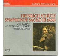 Schutz/ Bernius/ Stuttgart Chamber Choir - Symphoniae Sacrea Iii