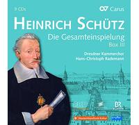 Schutz/ Dresdner Kammerchor/ Rademann - Complete Recording Box Iii