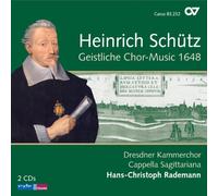 Heinrich Schutz Heinrich Schutz: Geistliche Chor-music 1648 (CD) Album