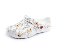 Schu'ZZ - Globulo Stampato - Zoccolo in plastica da donna - Confortevole, leggero, ultra resistente - Certificato CE - per la casa e le attività all'aria aperta, Koala, 39 EU