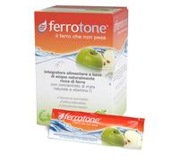 SCHWABE PHARMA ITALIA SRL FERROTONE APPLE INTEGRATORE ALIMENTARE FONTE NATURALE DI FERRO 28 BUSTINE MONODOSE DA 25 ML