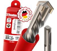 SCHWABENBACH ® Punta per trapano SDS Plus, 32 mm x 1000, trapano per calcestruzzo, foratura precisa e veloce nel calcestruzzo, qualità premium con punta in metallo duro, punta SDS lunga, non si
