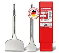 SCHWABENBACH® Scalpello per piastrelle Sds Plus, 2 pezzi, lunghezza 250 mm, scalpello piatto Sds Plus, 50 mm, scalpello a spatola, extra largo, 100 mm, set di scalpelli Sds Plus, adatto a martello