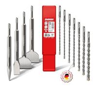 SCHWABENBACH® Set Punte e Scalpelli SDS Plus 11 Pezzi