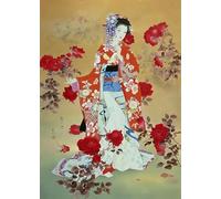Schwagebo 1500 Pezzi - Colorato Puzzles - Pictures - Gifts - Japanese Kimonos Woman Geishas Posters - Decorazione Artistica Da Parete - Elderly Gioco Di Memoria E Cogniziones - Jk368Zp