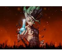 Schwagebo Puzzle 1000 Pezzi Anime Giapponesi Dr.Stone Poster Per Divertimento Adulti Puzzle In Legno Giocattolo Vf19Np